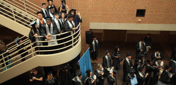 Students Gathering In Atrium