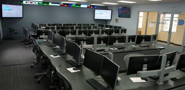 interior of Con Edison Trading Room