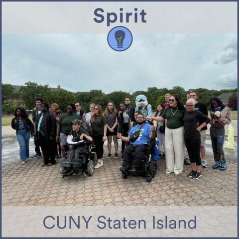 Daylight Hour 2023 Spirit Award Spirit Award; CUNY Staten Island; Group of Students
