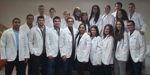 Physical Therapy, white coat students