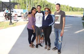 group of Students On Move In Day
